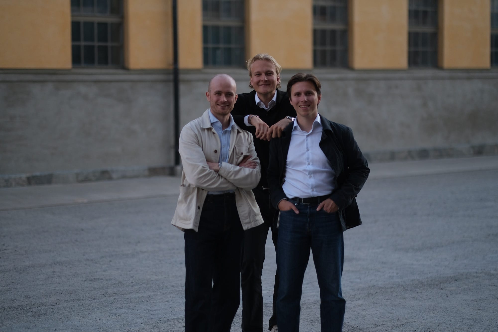 Hampus Olofsson, Albin Öberg and Fredrik Busck